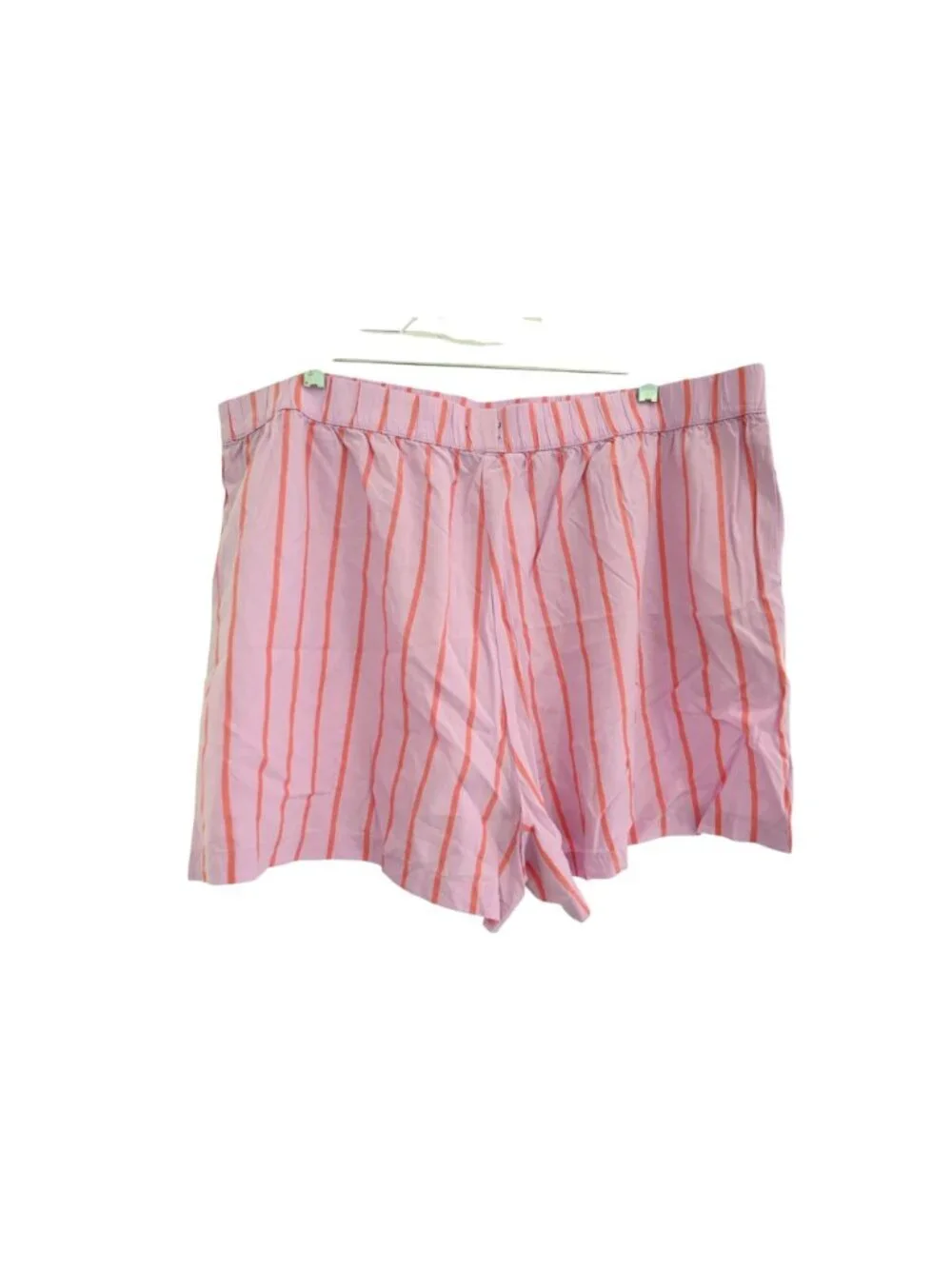 NWT Gap Body Boxer Shorts Sleep Pajama Lounge Bottoms Sz XL Pink Stripe Preppy